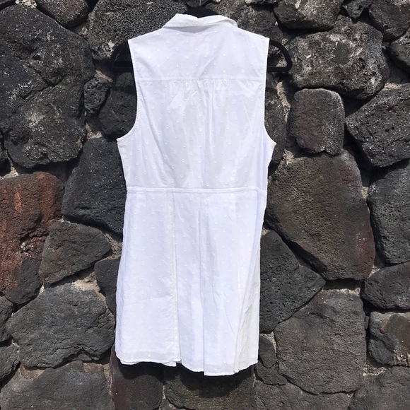 Quicksilver Women’s White Button Down Dress Size L - Picture 4 of 4